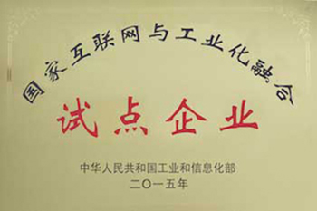 國家互聯網與工業化融合試點企業